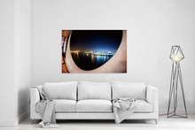 Lade das Bild in den Galerie-Viewer, Elphi, Blick zum Containerhafen - Kultur trifft Hafen | Hamburg Foto "Elphi, Blick zum Containerhafen - Kultur trifft Hafen" als Wandbild auf Leinwand kaufen