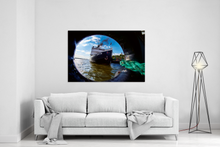 Lade das Bild in den Galerie-Viewer, Eisbrecher Stettin unter Dampf | Hamburg Foto "Eisbrecher Stettin unter Dampf" als Wandbild auf Leinwand kaufen