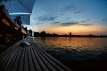 Lade das Bild in den Galerie-Viewer, Alster, in der Abendstimmung | Hamburg Foto "Alster, in der Abendstimmung" als Wandbild auf Leinwand kaufen