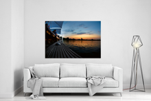 Lade das Bild in den Galerie-Viewer, Alster, in der Abendstimmung | Hamburg Foto "Alster, in der Abendstimmung" als Wandbild auf Leinwand kaufen
