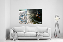 Lade das Bild in den Galerie-Viewer, Schiffsseite / Welle und Anker | Hamburg Foto "Schiffsseite / Welle und Anker" als Wandbild auf Leinwand kaufen