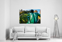 Lade das Bild in den Galerie-Viewer, Diana auf der Hirschkuh | Hamburg Foto "Diana auf der Hirschkuh" als Wandbild auf Leinwand kaufen